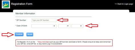how to get my gsis bp number online|eGSISMO .